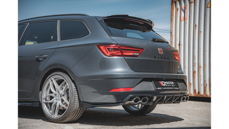 Splitter Seat Leon Cupra III Facelift Sportstourer Tył Boczne v.3 Gloss Black