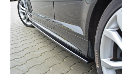 Dokładka Audi S3 8P Progi Gloss Black