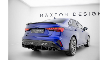 Dyfuzor Audi S3 8Y Facelift Tył Street Pro Black-Red