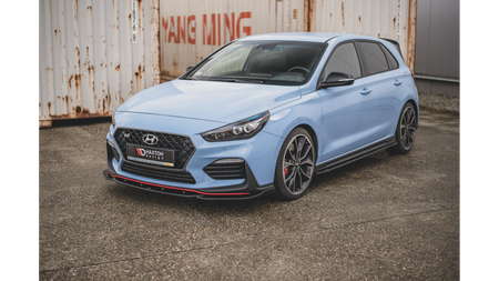 Splitter Hyundai I30 III N przód v.4 Gloss Black