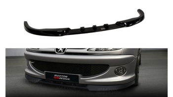 Splitter Peugeot 206 (CC, RC, GTI, S16, XSI, XS, Sport) przód Gloss Black