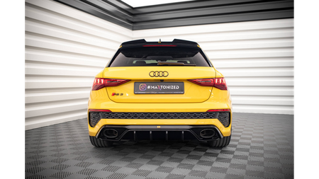 Diffuser Audi RS3 8Y Rear Valance Gloss Black