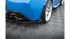 Splitter Toyota GR86 Rear Side Street Pro v.1 Black + Gloss Flaps