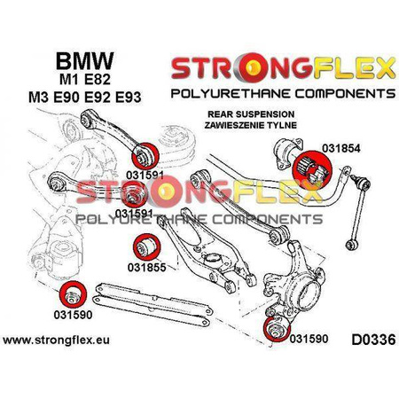Full suspension bush kit SPORT