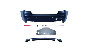 Zderzak BMW 3 F30 Tył z dyfuzorem