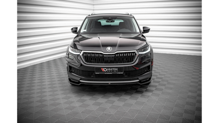 Splitter Skoda Kodiaq I Facelift przód v.2 Gloss Black