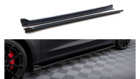 Diffuser Tesla Model 3 Side Skirts v.2 Gloss Black