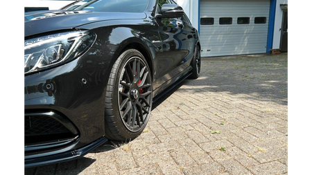 Diffuser Mercedes-Benz C S205 63AMG Side Skirts v.1 Gloss Black