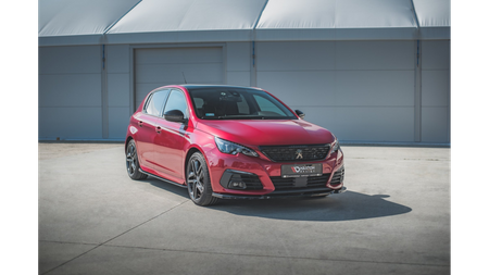 Splitter Peugeot 308 GT II Facelift przód v.2 Gloss Black