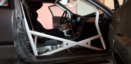 Bolt-in Roll Cage Honda CRX ED9 EE8 White