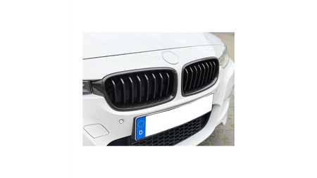 Grill BMW 3 F30 F31 pojedyncze żeberka Carbon Look