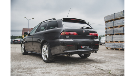 Splitter Alfa Romeo 156 SW Facelift Tył Boczne Gloss Black