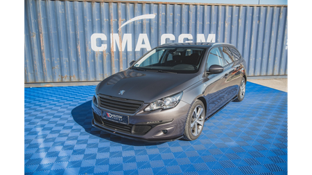 Splitter Peugeot 308 II Facelift przód v.1 Gloss Black