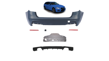 Bumper BMW 3 F31 Rear with Diffuser