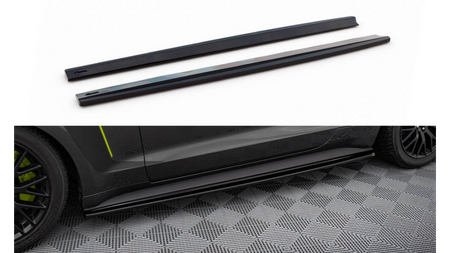 Diffuser Ford Mustang VI GT Side Skirts Gloss Black