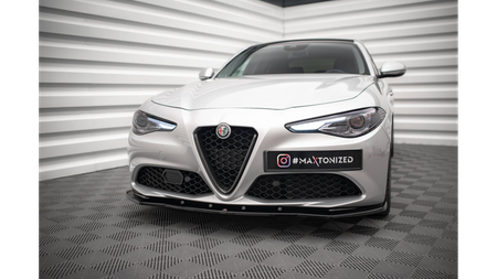 Splitter Alfa Romeo Giulia Sport przód v.1 Gloss Black