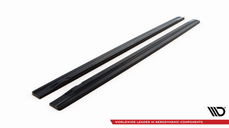 Dokładka Audi A4 B8 Progi v.1 Gloss Black