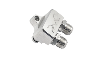 Adapter chłodnicy oleju do skrzyni biegów ZF 8HP BMW N57 B58 + Nyple M18x1.5 - AN10