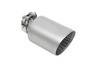 Exhaust Tip 89mm enter 51mm Brushed Chrome
