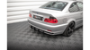 Diffuser BMW 3 E46 Rear Street Pro Black-Red