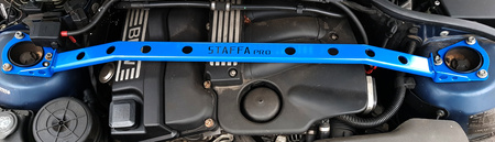 Rozpórka BMW 3 E46 Coupe Compact PRO przednia górna White