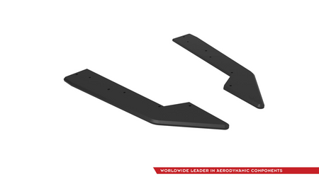 Splitter Ford Mustang GT Mk7 Tył Boczne Street Pro Black-Red