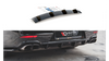 Diffuser Porsche Panamera Turbo 970 Facelift Rear Valance Gloss Black