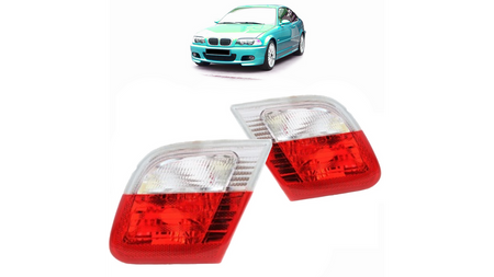 Lampa BMW 3 E46 Tył Wewnętrzna Prawa Red-Clear