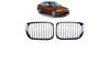 Grill BMW 3 E46 Compact pojedyncze żeberka Gloss Black