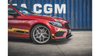 Splitter Mercedes-Benz - AMG C C205 C43 Front Racing Durability + Flaps Black