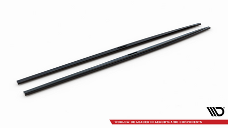 Dokładka Audi A7 C8 S-Line Progi Gloss Black
