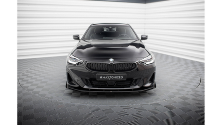 Splitter BMW 2 G42 Front Pro + flaps Black-Red