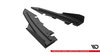 Splitter Ford Mondeo V Facelift Fusion II Facelift Rear Side Street Pro Black + Gloss Flaps