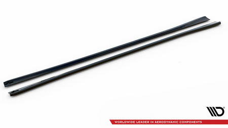 Dokładka Audi A6 C8 Progi Gloss Black