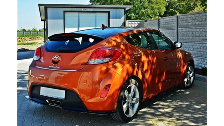 Splitter Hyundai Veloster Tył Gloss Black