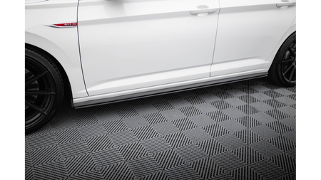 Side Skirts Volkswagen Jetta GLI Mk7 Street Pro Black-Red