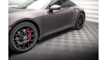 Dokładka Porsche 911 Carrera 4S 992 Progi Gloss Black