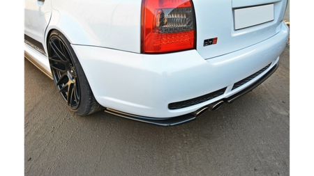 Splitter Audi RS4 B5 Rear Central with Diffuser Gloss Black