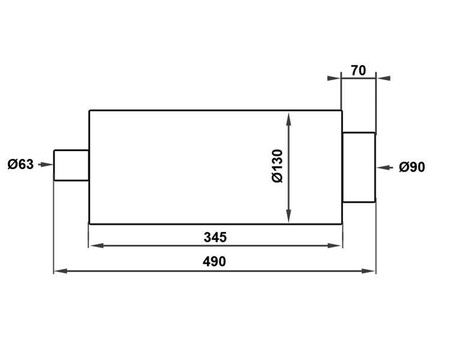 Tłumik ProRacing 63,5mm MT01