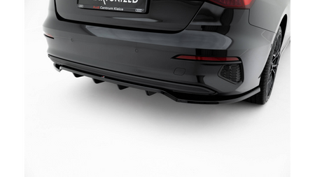 Splitter Audi A3 8Y Tył Środkowy z Dyfuzorem