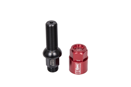 Racing bolts D1Spec Heptagon 2in1 14x1,5 Red