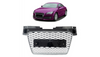 Grill Audi TT 8J Silver Matt & Gloss Black