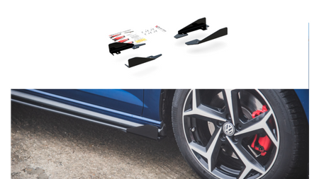 Boczne Flapsy Volkswagen Polo GTI Mk6 Gloss Flaps