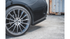 Splitter Mercedes-Benz CLS C257 Tył Środkowy Gloss Black