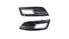 Fog Light Covers Audi A4 B8 Facelift Chrome Black