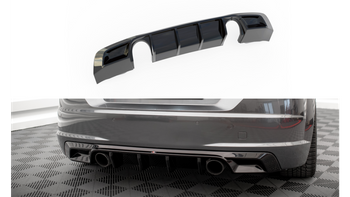 Dokładka Audi TT 8S S-Line Zderzak Tył Gloss Black