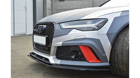 Splitter Audi RS6 C7 Front v.1 Gloss Black