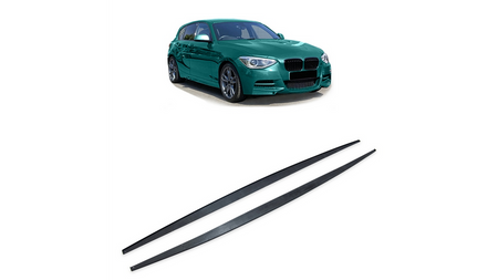 Diffuser BMW 1 F20 F21 Side Skirts Matt Black