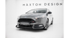 Splitter Ford Focus ST Mk3 Facelift Przód Street Pro Black-Red + Gloss Flaps