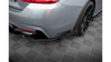 Splitter BMW 4 F32 M-Pack Tył Boczne Street Pro Black + Gloss Flaps